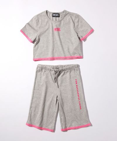 DIESEL(ディーゼル)Kids & Junior ハーフスリーブ&ロングパンツセットアップルームウェア
