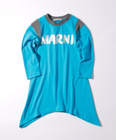 MARNI(マルニ)Kids & Junior ブランドロゴワンピース