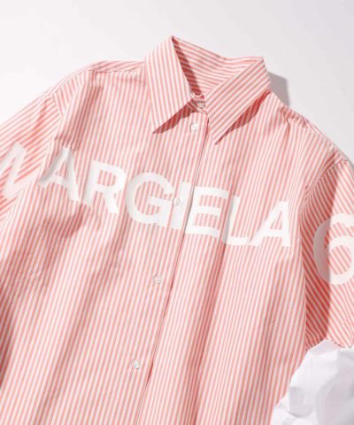 MM6 Maison Margiela(エムエム6 メゾン マルジェラ)Kids & Junior ブランドロゴ長袖シャツ