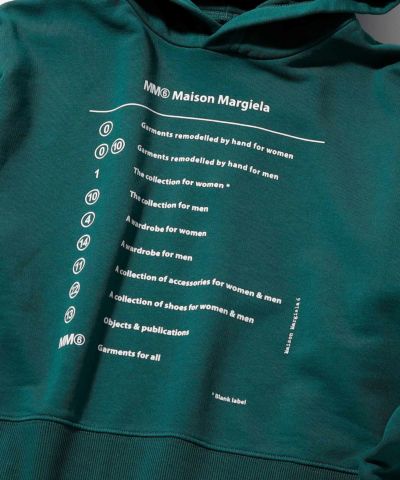 MM6 Maison Margiela(エムエム6 メゾン マルジェラ)Kids & Junior 長袖デザインフーディー