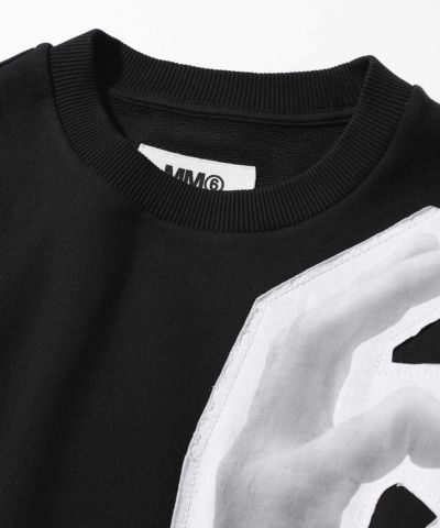 MM6 Maison Margiela(エムエム6 メゾン マルジェラ)Kids & Junior 長袖デザインスウェットプルオーバー