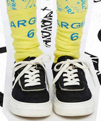 MM6 Maison Margiela(エムエム6 メゾン マルジェラ)Kids & Junior ブランドロゴソックス