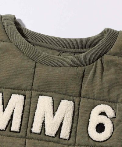 MM6 Maison Margiela(エムエム6 メゾン マルジェラ)Kids & Junior ブランドロゴ半袖Tシャツカットソー