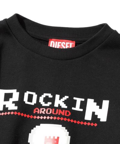 DIESEL(ディーゼル)Kids & Junior ブランドロゴ長袖スウェットプルオーバー