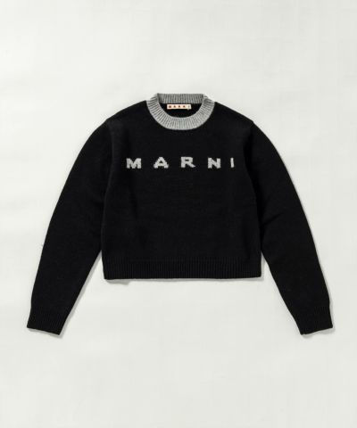 MARNI(マルニ)Kids & Junior ブランドロゴ長袖ニット