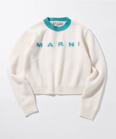 MARNI(マルニ)Kids & Junior ブランドロゴ長袖ニット