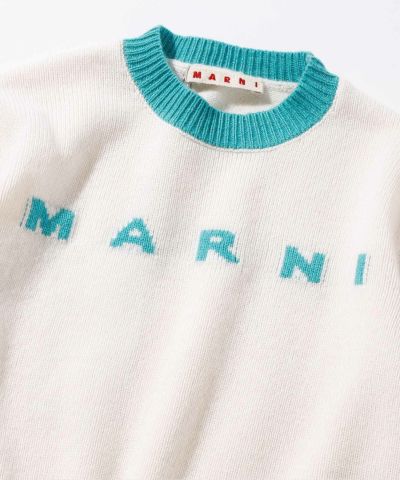 MARNI(マルニ)Kids & Junior ブランドロゴ長袖ニット