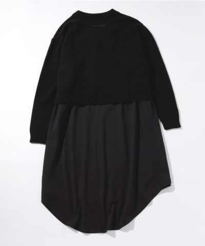 MM6 Maison Margiela(エムエム6 メゾン マルジェラ)Kids & Junior 切替長袖ワンピース
