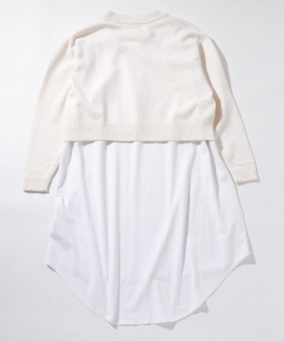 MM6 Maison Margiela(エムエム6 メゾン マルジェラ)Kids & Junior 切替長袖ワンピース