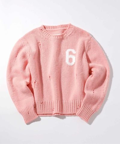 MM6 Maison Margiela(エムエム6 メゾン マルジェラ)Kids & Junior ワンポイント長袖ニット