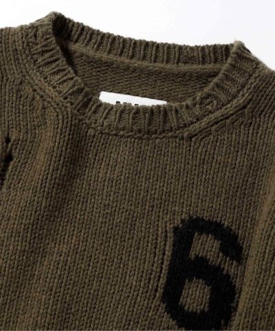 MM6 Maison Margiela(エムエム6 メゾン マルジェラ)Kids & Junior ワンポイント長袖ニット