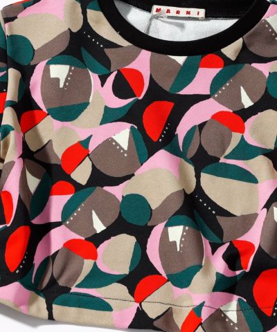 MARNI(マルニ)Kids & Junior 総柄長袖スウェットプルオーバー