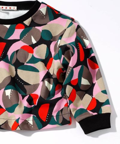 MARNI(マルニ)Kids & Junior 総柄長袖スウェットプルオーバー