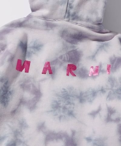 MARNI(マルニ)Kids & Junior タイダイ柄ジップアップフーディー