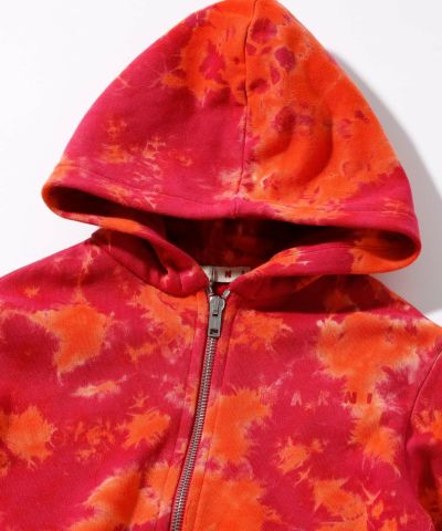MARNI(マルニ)Kids & Junior タイダイ柄ジップアップフーディー
