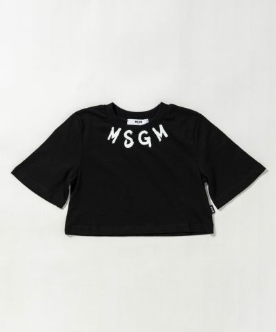 MSGM(エムエスジーエム)Kids & Junior ブランドロゴ半袖Tシャツカットソー