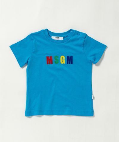 MSGM(エムエスジーエム)Baby ブランドロゴ半袖Tシャツカットソー