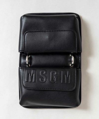 MSGM(エムエスジーエム)Kids & Junior エンボスブランドロゴショルダーバッグ