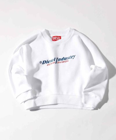 DIESEL(ディーゼル)Kids & Junior ブランドロゴ長袖スウェットプルオーバー