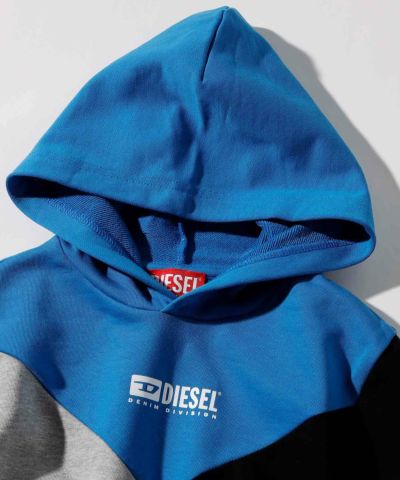 DIESEL(ディーゼル)Kids & Junior ブランドロゴフーディーパーカー