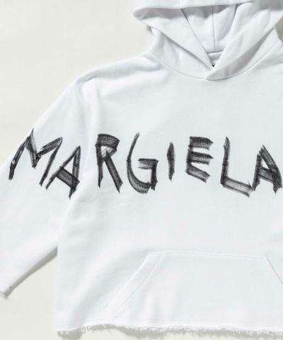 MM6 Maison Margiela(エムエムシックス)Kids & Junior ブランドロゴフーディーパーカー