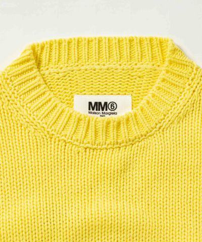 MM6 Maison Margiela(エムエム6 メゾン マルジェラ) Kids & Junior ブランドロゴ長袖ニットセーター