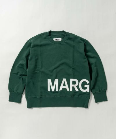 MM6 Maison Margiela(エムエムシックス)Kids & Junior ブランドロゴ長袖スウェットプルオーバー