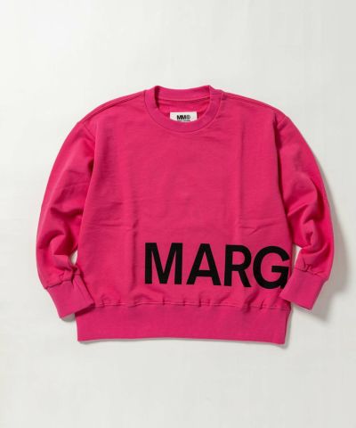 MM6 Maison Margiela(エムエムシックス)Kids & Junior ブランドロゴ長袖スウェットプルオーバー