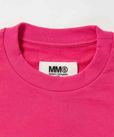 MM6 Maison Margiela(エムエムシックス)Kids & Junior ブランドロゴ長袖スウェットプルオーバー