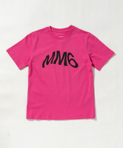 MM6 Maison Margiela(エムエム6 メゾン マルジェラ) Kids & Junior ブランドロゴ半袖Tシャツカットソー