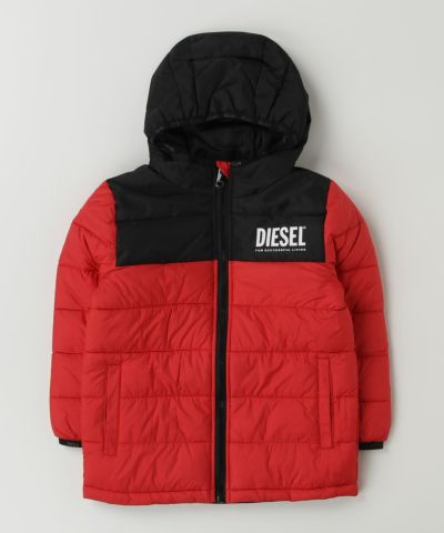 DIESEL(ディーゼル)Kids & Junior ブランドロゴダウンジャケットコート