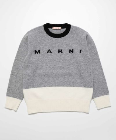 MARNI(マルニ)Kids & Junior ウールブレンドブランドロゴニット