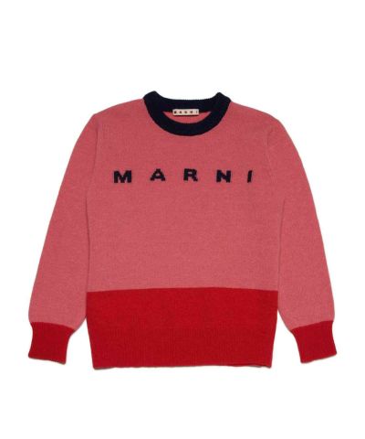 MARNI(マルニ)Kids & Junior ウールブレンドブランドロゴニット