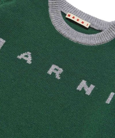MARNI(マルニ)Kids & Junior ウールブレンドブランドロゴニット