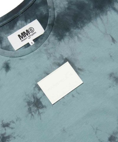 MM6 Maison Margiela(エムエムシックス)Kids & Junior ブランドロゴタイダイ柄半袖Tシャツカットソー