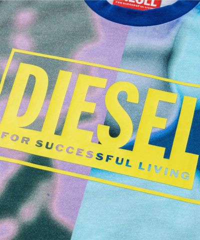 DIESEL(ディーゼル)Kids & Junior ブランドロゴカモ柄半袖シャツカットソー