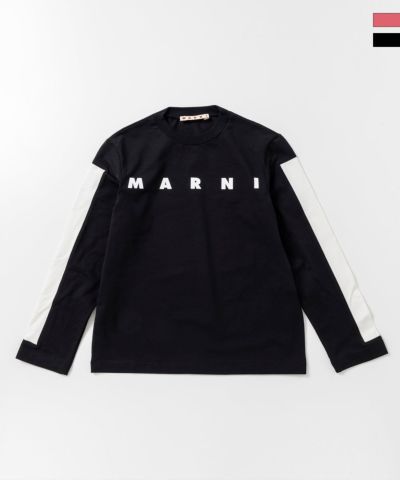 MARNI(マルニ)Kids & Junior ブランドロゴ長袖Tシャツカットソー