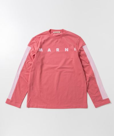 MARNI(マルニ)Kids & Junior ブランドロゴ長袖Tシャツカットソー