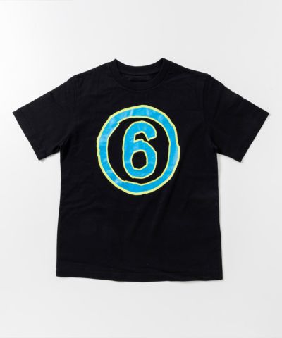 MM6 Maison Margiela(エムエムシックス)Kids & Junior ブランドロゴ半袖Tシャツカットソー