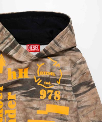 DIESEL(ディーゼル)Kids & Junior グラフィックフーディーパーカー