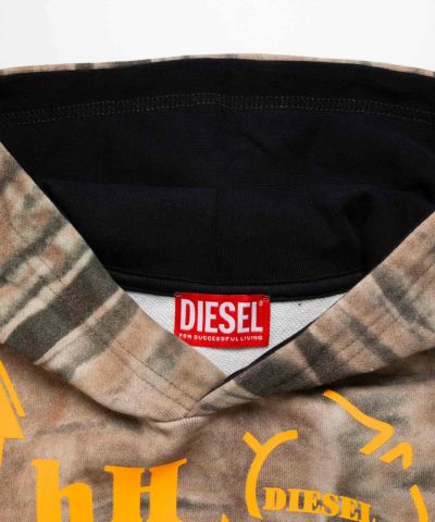 DIESEL(ディーゼル)Kids & Junior グラフィックフーディーパーカー