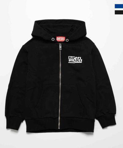 DIESEL(ディーゼル)Kids & Junior ブランドロゴジップアップパーカー