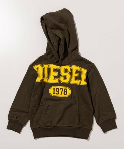 DIESEL(ディーゼル)Kids & Junior ブランドロゴフーディーパーカープルオーバー