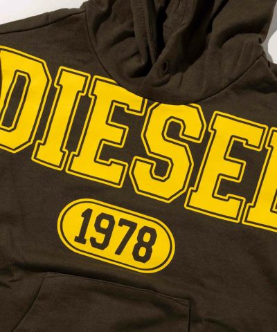 DIESEL(ディーゼル)Kids & Junior ブランドロゴフーディーパーカープルオーバー