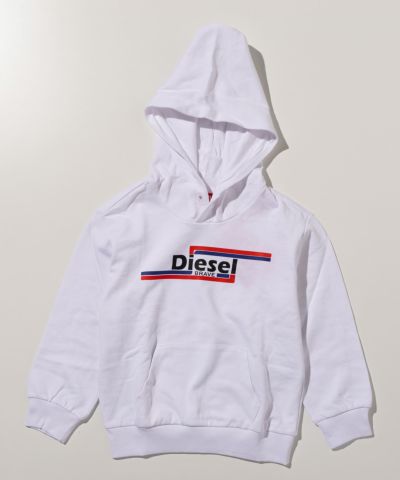 DIESEL(ディーゼル)Kids & Junior ブランドロゴフーディーパーカープルオーバー