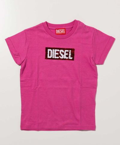 DIESEL(ディーゼル)Kids & Junior ブランドロゴ半袖Tシャツカットソー