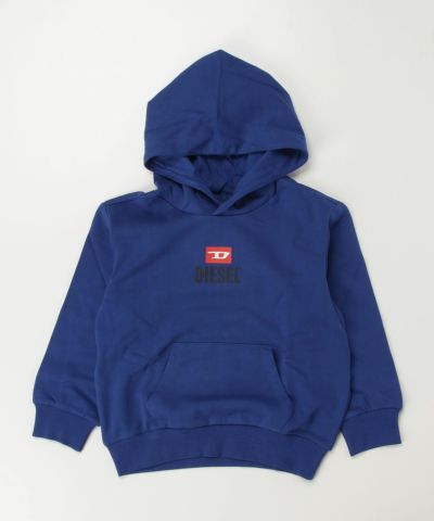 DIESEL(ディーゼル)Kids & Junior ワンポイントフーディーパーカープルオーバー
