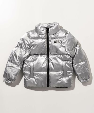 DIESEL(ディーゼル)Kids & Junior ブランドロゴダウンジャケットコート