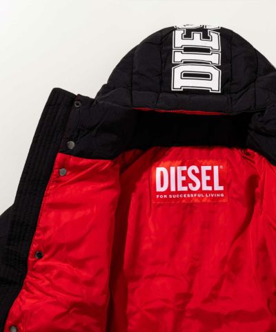 DIESEL(ディーゼル)Kids & Junior ブランドロゴダウンジャケットコート
