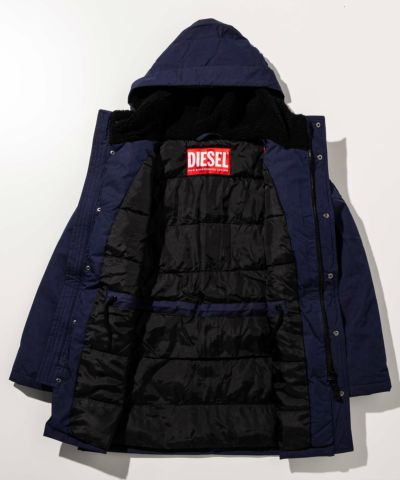 DIESEL(ディーゼル)Kids & Junior フーデッド ジャケットコート